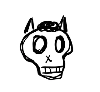 💀 emoji Милый котик томи Telegram sticker 20 of 25
