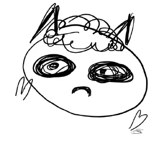 🙁 emoji Милый котик томи Telegram sticker 2 of 25