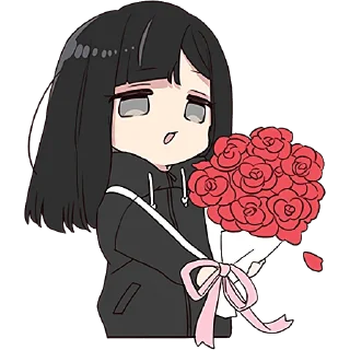 💐 emoji Юрудура-тян 6 @Nyasticks Telegram sticker 11 of 41