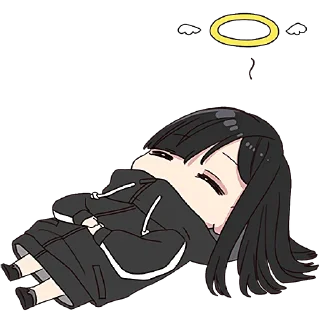 😇 emoji Юрудура-тян 6 @Nyasticks Telegram sticker 20 of 41