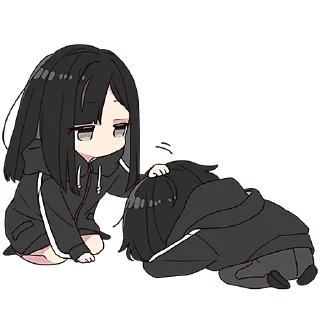 🤗 emoji Юрудура-тян 6 @Nyasticks Telegram sticker 9 of 41