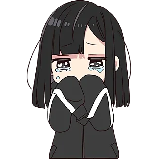 😭 emoji Юрудура-тян 6 @Nyasticks Telegram sticker 23 of 41