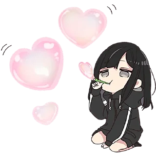 💕 emoji Юрудура-тян 6 @Nyasticks Telegram sticker 15 of 41