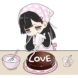 🎂 emoji Юрудура-тян 6 @Nyasticks Telegram sticker 16 of 41