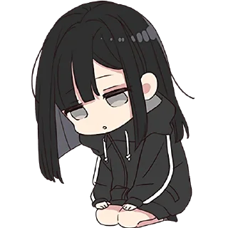 😌 emoji Юрудура-тян 6 @Nyasticks Telegram sticker 13 of 41