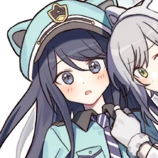 😳 emoji Хошино Ичика @Anim_StikersUWU Telegram sticker 5 of 55