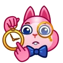 Sticker from Pink Bunny @TgSticker