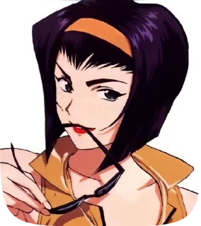 😉 emoji faye solo Telegram sticker 16 of 31