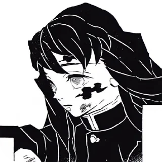 👍 emoji Muichiro @demonslayerstickersss Telegram sticker 8 of 25