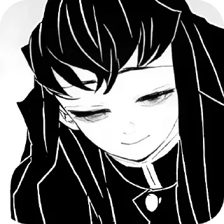 👄 emoji Muichiro @demonslayerstickersss Telegram sticker 24 of 25