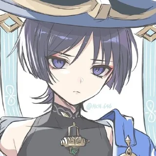 😒 emoji Сᴛρᥲннᥙκ δ᧐ᴦ @history_genshinff Telegram sticker 20 of 75