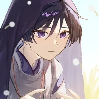 😔 emoji Сᴛρᥲннᥙκ δ᧐ᴦ @history_genshinff Telegram sticker 24 of 75