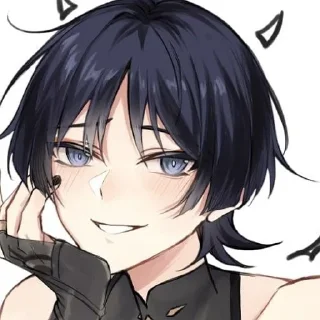 😈 emoji Сᴛρᥲннᥙκ δ᧐ᴦ @history_genshinff Telegram sticker 11 of 75