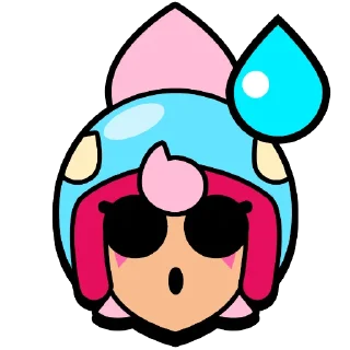💧 emoji Janet Brawl Stars Telegram sticker 8 of 10