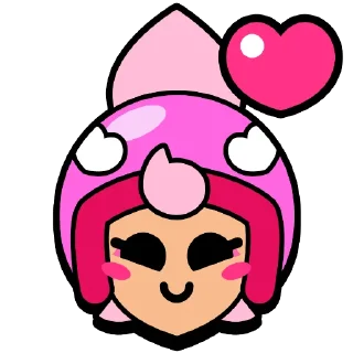 💗 emoji Janet Brawl Stars Telegram sticker 7 of 10