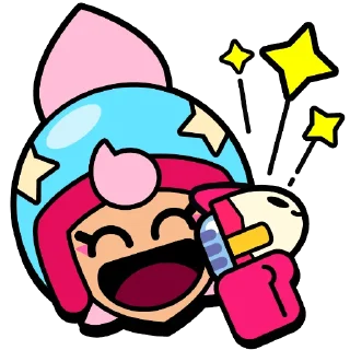 ⚡ emoji Janet Brawl Stars Telegram sticker 9 of 10
