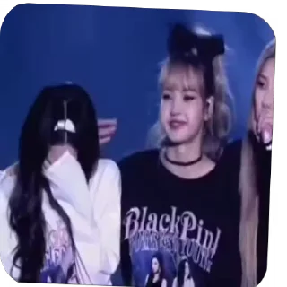 😭 emoji Black pink Telegram sticker 3 of 23