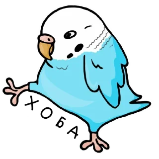 Sticker from parrot @TVstickers