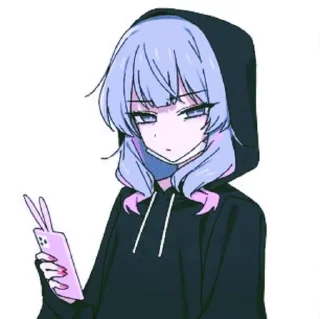 🌟 emoji 🍒 ❗Pury pury Miku-chan❗🍒 by ⒺⓃ Telegram sticker 7 of 59