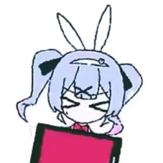 🌟 emoji 🍒 ❗Pury pury Miku-chan❗🍒 by ⒺⓃ Telegram sticker 23 of 59
