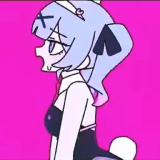 🌟 emoji 🍒 ❗Pury pury Miku-chan❗🍒 by ⒺⓃ Telegram sticker 15 of 59