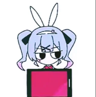 🌟 emoji 🍒 ❗Pury pury Miku-chan❗🍒 by ⒺⓃ Telegram sticker 22 of 59