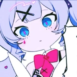 🌟 emoji 🍒 ❗Pury pury Miku-chan❗🍒 by ⒺⓃ Telegram sticker 10 of 59
