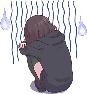 😞 emoji MenheraChan v.2 @duishenov_talgat Telegram sticker 22 of 77
