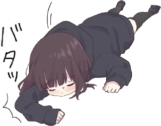 😴 emoji MenheraChan v.2 @duishenov_talgat Telegram sticker 11 of 77
