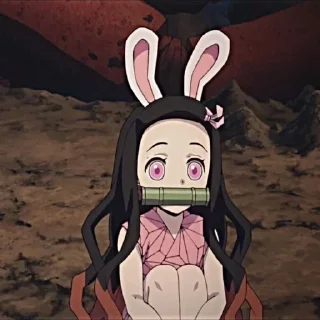 🐰 emoji Что то красивое Telegram sticker 3 of 35