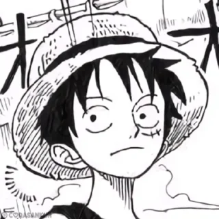 Sticker from Monkey D. Luffy