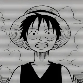 Sticker from Monkey D. Luffy
