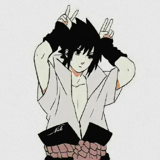 😋 emoji Наруто и Саске by @stikeru7777 Telegram sticker 20 of 22