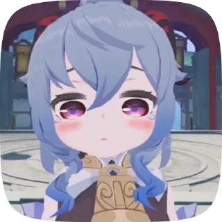 🥺 emoji smol Genshin impact by @Keweyy Telegram sticker 9 of 50