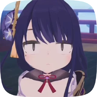 🤨 emoji smol Genshin impact by @Keweyy Telegram sticker 21 of 50