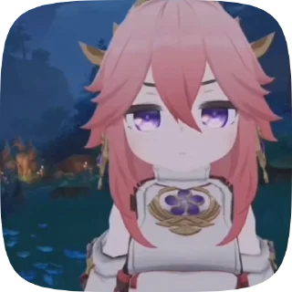 😠 emoji smol Genshin impact by @Keweyy Telegram sticker 17 of 50