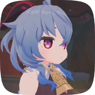 👀 emoji smol Genshin impact by @Keweyy Telegram sticker 8 of 50