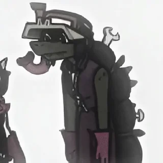🐊 emoji *.🐊.*— 𝗔𝗹𝗹𝗶𝗲. Telegram sticker 23 of 49