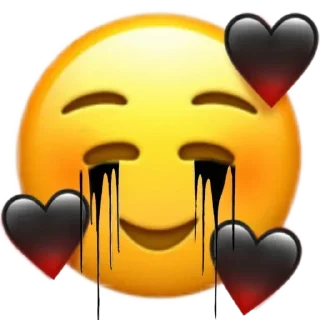 🖤 emoji @CLOOBHUB <- БОЛЬШЕ Telegram sticker 12 of 45