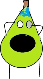 😱 emoji груша Telegram sticker 4 of 12