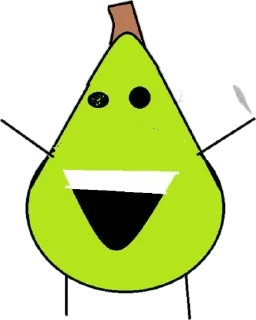 😀 emoji груша Telegram sticker 12 of 12