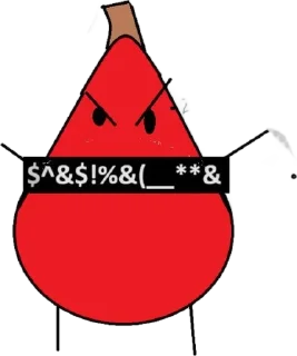 🤬 emoji груша Telegram sticker 9 of 12