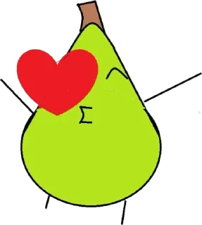 🩷 emoji груша Telegram sticker 2 of 12