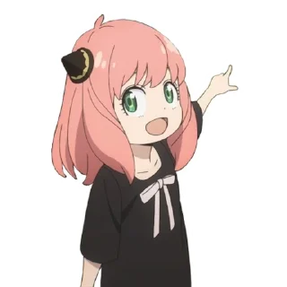 ☝️ emoji Anya_x_Family_by_Izzwerg Telegram sticker 2 of 65