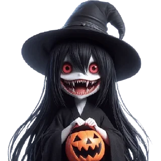 🎃 emoji Ведьмочка-тян @Nyasticks Telegram sticker 10 of 34