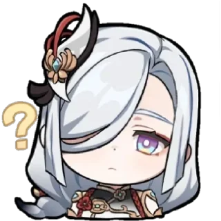 😁 emoji Шэнь Хэ 🤍 Telegram sticker 10 of 42