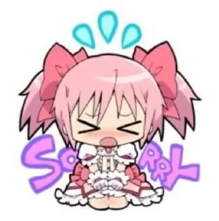 🌟 emoji Madoka chan @Cutie_Melomano4ka Telegram sticker 8 of 21