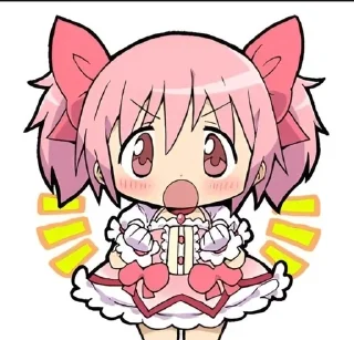 🌟 emoji Madoka chan @Cutie_Melomano4ka Telegram sticker 1 of 21