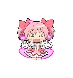 🌟 emoji Madoka chan @Cutie_Melomano4ka Telegram sticker 2 of 21