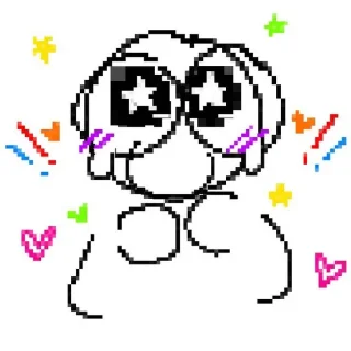 🔳 emoji стикеры от Sini Telegram sticker 14 of 46